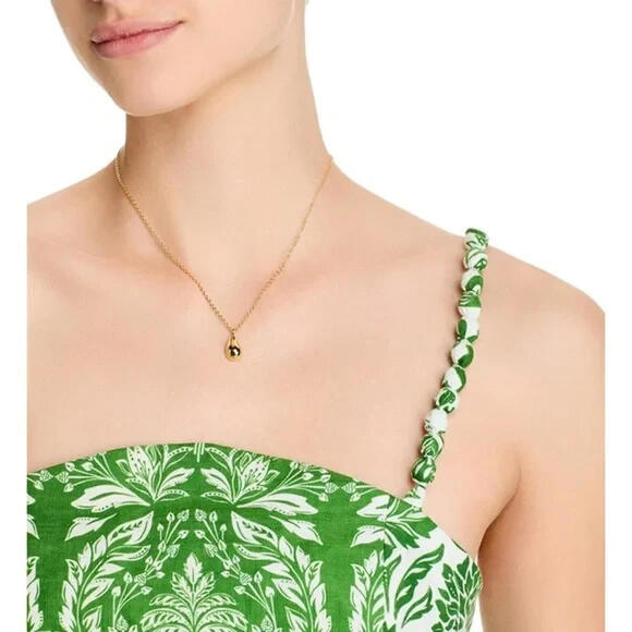 NEW, Farm Rio Delicate Tapestry Midi Dress in Green Sz M #MD1404 - Picture 11 of 12
